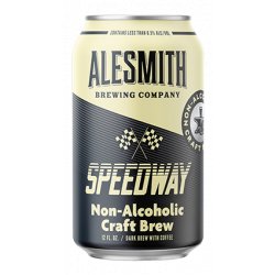 ALESMITH — SPEEDWAY, Stout, NA Craft Brew, 6-Pack - Minus Moonshine