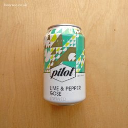 Pilot - Lime & Pepper Gose 5.1% (330ml) - Beer Zoo