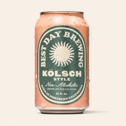 Best Day Brewing —  Kolsch, Non-Alcoholic, 6-pack - Minus Moonshine