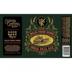 Creature Comforts Brewing Co. Miles From Home