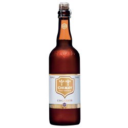 Chimay Triple-Cinq Cents (White) 75cl - Belgian Beer Traders