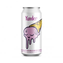 Yonder - Coconut Double Berry Ripple - 6% Ice Cream Sour - 440ml can - The Triangle