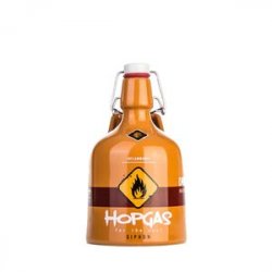 Growler Cerâmica Siphon Hopgas Mostarda 1L - CervejaBox