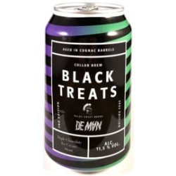 De Man  Galea Craft Beers ~ Black Treats Cognac 33cl can - Hetbiermoment.nl