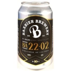 Baxbier ~ BA 22.02 Barley Wine On Calvados 33cl can - Hetbiermoment.nl