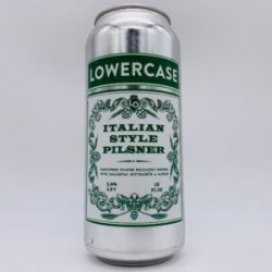 Lowercase Italian Pilsner Can - Bottleworks