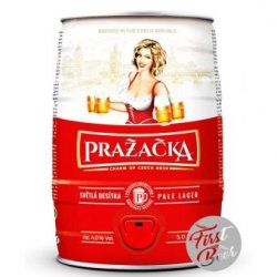 Bia Prazacka Pale Lager 4.9% – Bom 5 Lit - First Beer – Bia Nhập Khẩu Giá Sỉ