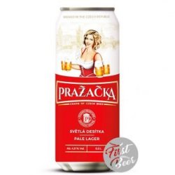 Bia Prazacka Pale Lager 4.0% – Lon 500ml  Thùng 24 Lon - First Beer – Bia Nhập Khẩu Giá Sỉ