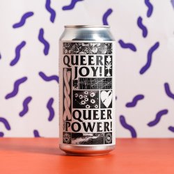 Queer X Black Lodge Press  Queer Joy! Queen Power! Chocolate Stout  6.4% 440ml Can - All Good Beer