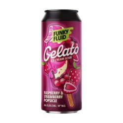 Funky Fluid Gelato: Raspberry Strawberry Popsicle