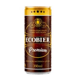 Cerveja Ecobier Premium Puro Malte Lata 350ml - Imigrantes Bebidas