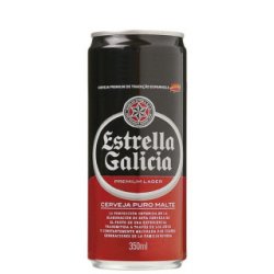 Cerveja Estrella Galicia Lata 350ml - Imigrantes Bebidas