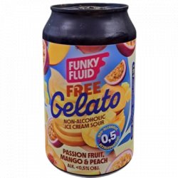 Funky Fluid Free Gelato: Passionfruit, Mango & Peach