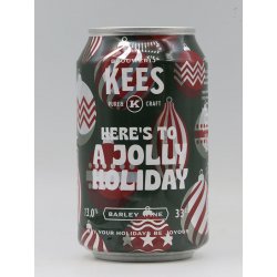 Brouwerij Kees - Here's To A Jolly Holiday - DeBierliefhebber