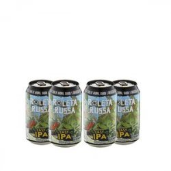 Pack 4 cervejas Roleta Russa Easy Ipa 350ml lata - CervejaBox