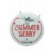 Plaque metal summer berry 
