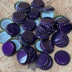 Crown Caps for Beer Bottles - Purple - 40 Pack - Brewbitz Homebrew Shop