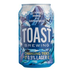 Toast Brewing Changing Tides - Low Alcohol Lager - Dry Drinker