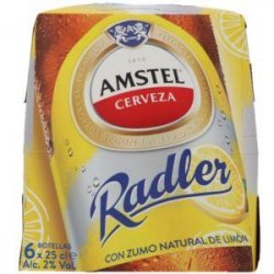 Cerveza Amstel Radler 25Cl Pack 6Ud - Bebo Online