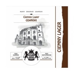 Nowy Browar Gdański  Ciemny Lager Gdański - Browarium