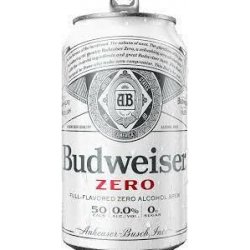 Bud Zero Non Alcoholic lager 2412 oz cans - Beverages2u