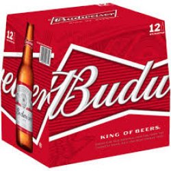 Budweiser Lager 12 pack12 oz bottles - Beverages2u