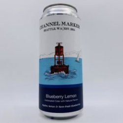 Channel Marker Blueberry Lemon Cider Can - Bottleworks