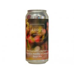 Arpus - Red Currant x Apricot x Cherry x Vanilla x Coconut Sour Ale 0,44l can 5% alk. - Beer Butik