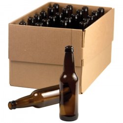 Caja de 24 botellas Ambar  Long Neck (12 Oz) - Cerveza Casera