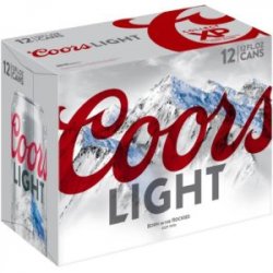 Coors Light 12oz can- 12 pack - Beverages2u