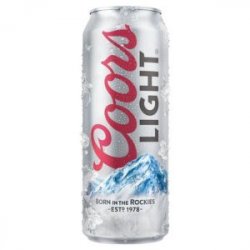 Coors Light Lager 12 pack24 oz cans - Beverages2u