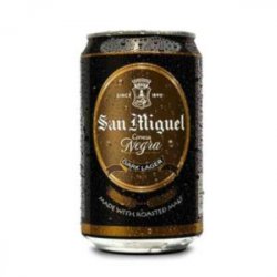 San Miguel Cerveza Negra Dark Lager 4,91% – Lon 330ml – Thùng 24 Lon - BIA NHẬP ĐÀ NẴNG