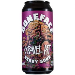 Boneface Gravel Pit Berry Sour 440ml BB 190523 - The Beer Cellar