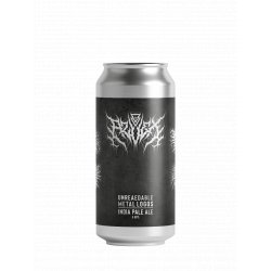 Unreadable Metal Logos  6.66% IPA  440ml Can - Azvex Brewing Company