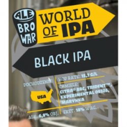 Alebrowar World Of IPA: Black IPA - Sklep Impuls