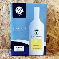 SG Wines - Platinum - Chardonnay - Solomon Grundy - 7 Day - 30 Bottle White Wine Kit - Brewbitz Homebrew Shop