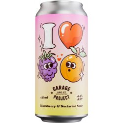 Garage Project I Heart Fruit Blackberry & Nectarine Sour 440ml - The Beer Cellar