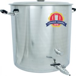 Olla de acero inoxidable de 70 Litros - Cerveza Casera