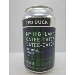 Red Duck - My Highland Oatee-Oatee Oatmeal Stout 5.4% 330ml - Grape & Grain