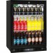 Rhino Black Commercial Glass Door Quiet Running Bar Fridge With Energy Efficient Parts And Operation - Model SG1R-B 