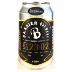 Baxbier ~ BA 23.02 Mocca Imperial Stout On Heaven Hill Bourbon 33cl can - Hetbiermoment.nl