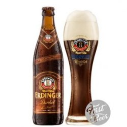 Bia Erdinger Weissbier Dunkel 5.3% – Chai 500ml  Thùng 12 chai - First Beer – Bia Nhập Khẩu Giá Sỉ