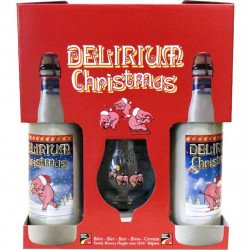 Estuche Delirium Noel 2*75Cl + 1 Vaso - Cervezasonline.com