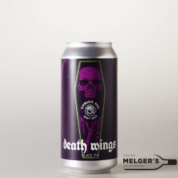 Schwarze Rose  DEATH WINGS – Heavy Metal Series II Black IPA 44cl Blik - Melgers