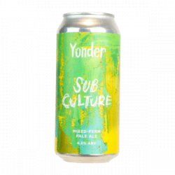 Yonder Sub Culture 4,0% Vol. 12 x 44 cl Dose England - Pepillo