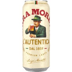 Birra Moretti Lager 4.6% - 50 cl Dose - Bieronlineshop