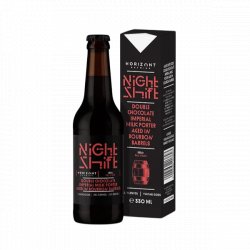 HORIZONT Brewing Night Shift Vintage 2025 / Double Chocolate Imperial Milk Porter Aged In Bourbon Barrels HORIZONT Brewing Night Shift Vintage 2025 / Double Chocolate Imperial Milk Porter Aged In Bourbon Barrels