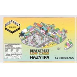 Urbanaut Beat Street Low Carb Hazy IPA 6x330mL - The Hamilton Beer & Wine Co