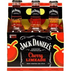 Jack Daniel's Country Cocktails Cherry Limeade 6 pack 10 oz. Bottle - Outback Liquors