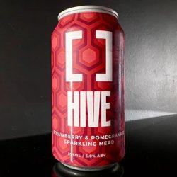 Working Title Brew Co. Hive: Strawberry & Pomegranate Sparkling Mead, 375ml - My Beer Dealer